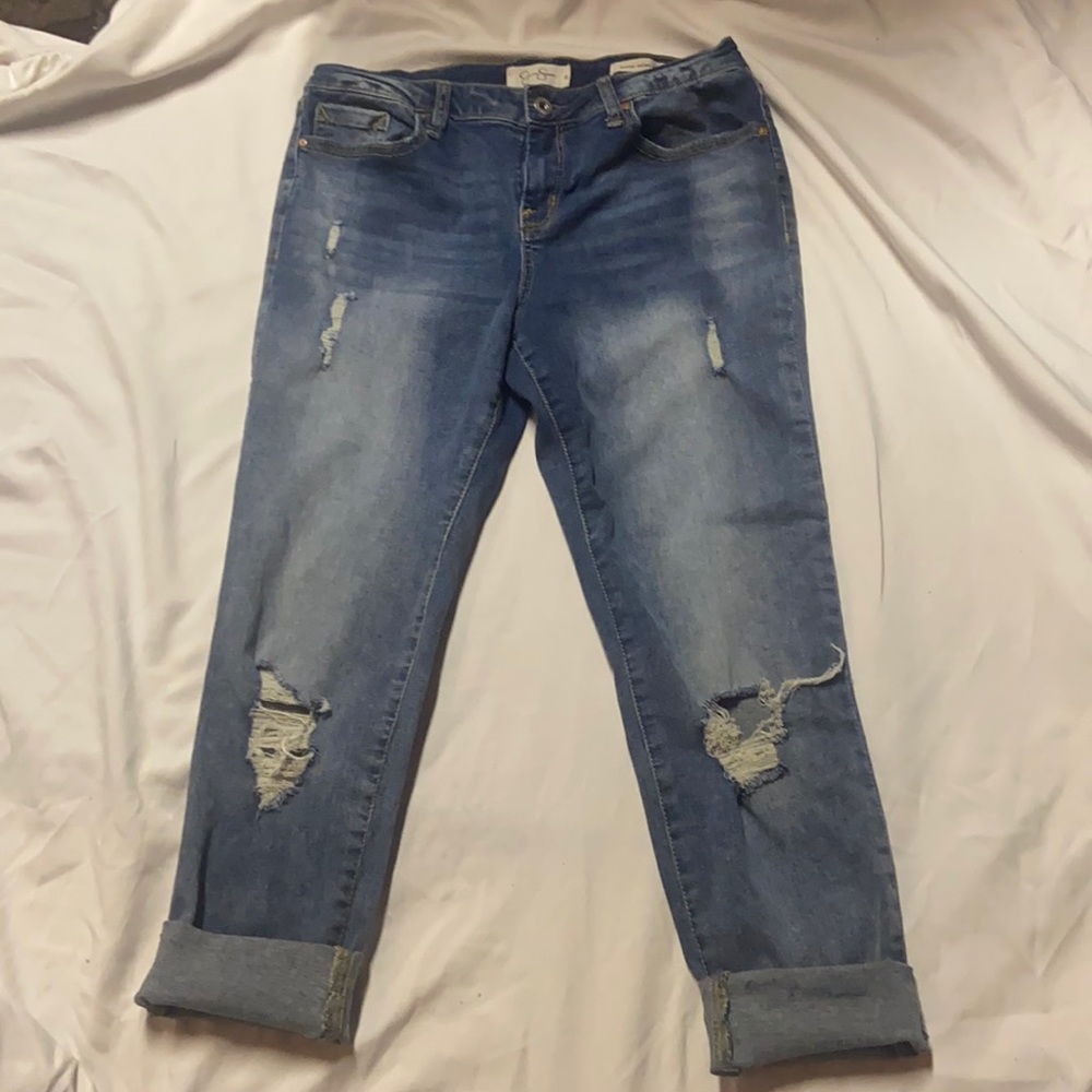 Jessica Simpson Jean Capris Size 30